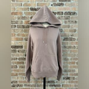 NEW PINK Victoria’s Secret brown tan hoodie sweatshirt cotton blend size XS